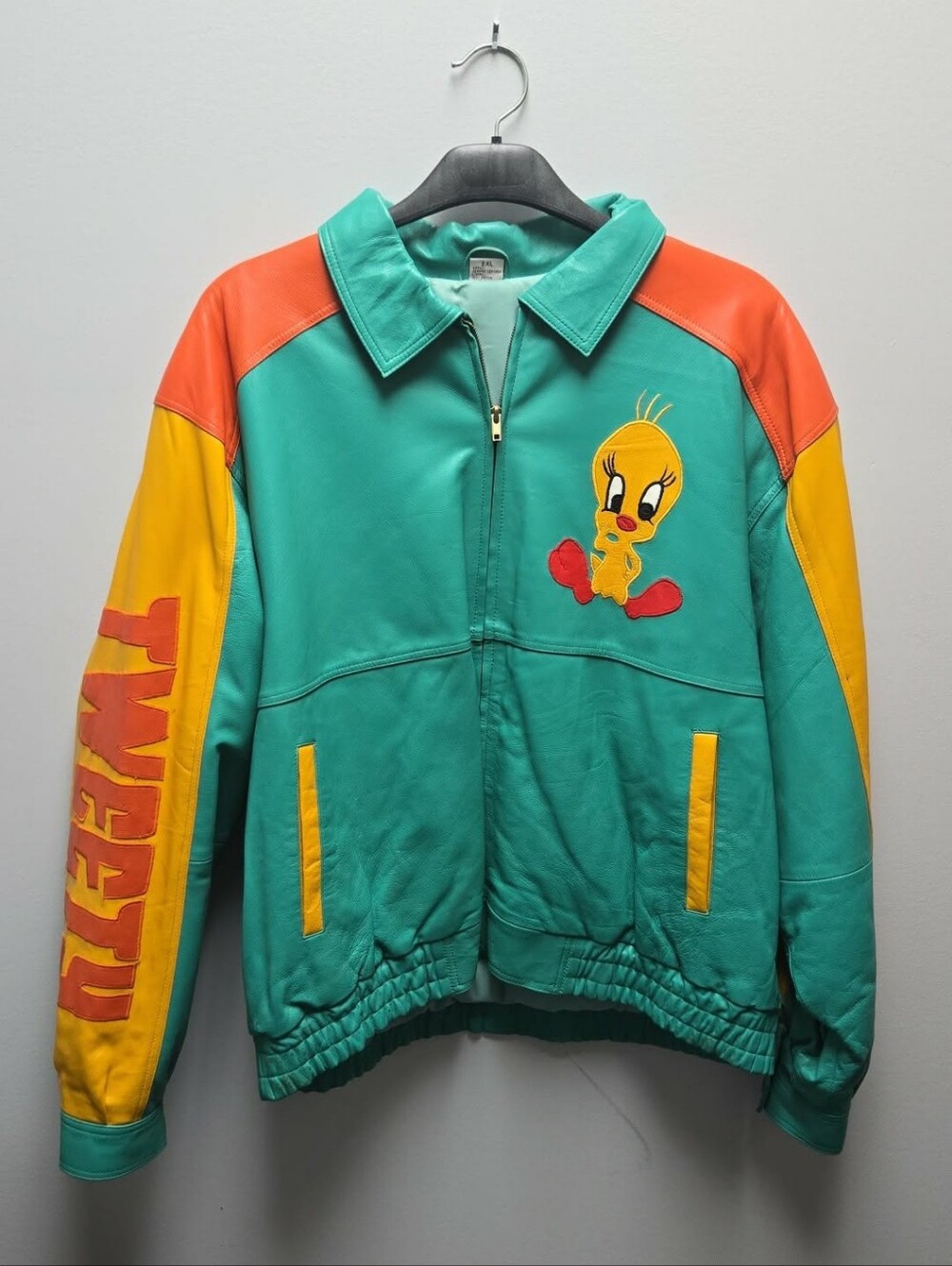 Tweety Green & Yellow Zip Jacket